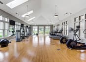 Thumbnail 6 of 15 - The Oaks of Vernon Hills - Fitness Center with Cardio & Weight Machines & Natural Light