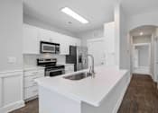 Thumbnail 2 of 14 - kitchen with stainless steel appliances