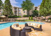 Thumbnail 15 of 25 - The Ascent at Windward apartments in Alpharetta Georgia photo of pool lounge area