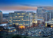 Thumbnail 56 of 63 - West View at Dusk at Harrison at Reston Town Center, Reston, VA, 20190