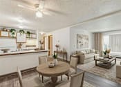 Thumbnail 9 of 38 - Dining Area at Brush Meadows I & II Apartments, Billings