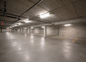 Thumbnail 3 of 8 - Underground parking garage with concrete construction at The Ponds at Heritage Place Apartments, Sartell, MN 56377