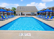 Thumbnail 9 of 14 - A swimming pool with a 5'0" no dive sign.