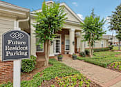 Thumbnail 20 of 20 - A sign that says "Future Resident Parking" stands in front of a house.