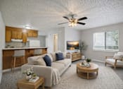 Thumbnail 8 of 13 - Furnished Living Room at Brookwood, Archdale