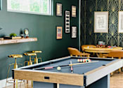 Thumbnail 12 of 24 - Game room with pool table and card area at Lofts at Innovation Center Apartments, Richland, WA 99354