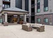 Thumbnail 2 of 23 - Patio area at Cedar Green, Blaine, 55434
