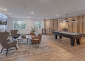 Thumbnail 8 of 25 - Recreation room with pool table at Regency Park Apartments, Minnesota