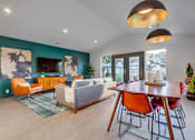 Thumbnail 5 of 10 - Open concept living and dining area at Creekview Apartments, Midvale, UT