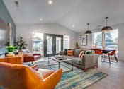 Thumbnail 6 of 10 - Open concept living and dining area at Creekview Apartments, Midvale, 84047