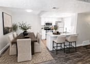 Thumbnail 8 of 10 - Open concept dining area and kitchen at Creekview Apartments, Midvale