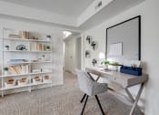Thumbnail 2 of 9 - Living space with room for desk   at Cross Country Manor Apartments, Baltimore, 21215