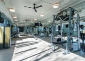 Thumbnail 26 of 64 - Two Story Fitness Center at St. Marys Square Apartments, Raleigh, NC, 27605