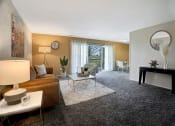 Thumbnail 7 of 16 - Living Room with Sliding Doors at Kenilworth at Charles Apartments, Towson