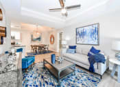 Thumbnail 3 of 27 - Trendy Living Room at The Bluestone Apartments, Bluffton