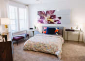 Thumbnail 11 of 30 - Bedroom with large bed at Sycamore at Tyvola, North Carolina