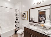 Thumbnail 7 of 18 - Bathroom at Dartmoor Place at Oxford Square Apartments, Hanover, Maryland