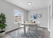 Thumbnail 2 of 31 - a dining room with a table and chairs at Padonia Village Apartments, Timonium MD