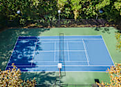Thumbnail 25 of 33 - an aerial view of a tennis court on a green court at Sweetgrass Landing, Mount Pleasant, South Carolina