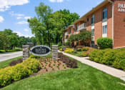Thumbnail 31 of 31 - Community sign and flower bed at Padonia Village Apartments, Timonium, 21093