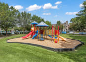 Thumbnail 30 of 41 - playground with slides and climbing equipment at Fortress Grove, Tennessee