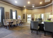 Thumbnail 38 of 41 - leasing office with desks and chairs at Fortress Grove, Tennessee, 37128