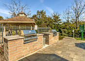 Thumbnail 18 of 23 - Outdoor grilling area at Falls Village Apartments, Baltimore, 21209