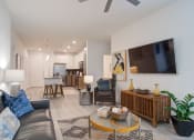 Thumbnail 9 of 26 - Open Kitchen and Living Room at Millworks Apartments, Atlanta, GA, 30318