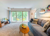 Thumbnail 15 of 31 - Living Room Renovated at Padonia Village Apartments, Timonium, MD