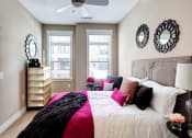 Thumbnail 32 of 64 - Sunlit bedroom at St. Mary's Square Apartments in NC, 27605