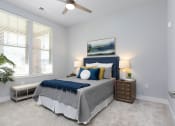 Thumbnail 47 of 64 - Bedroom With Ceiling Fan at The Apartments at St. Marys, Raleigh, NC, 27605