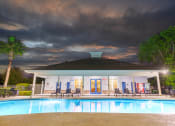 Thumbnail 9 of 36 - the pool and pavilion at night at the resort at longboat key club