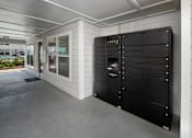 Thumbnail 19 of 46 - a row of lockers in front of a building