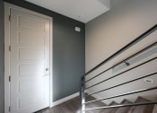 Thumbnail 72 of 73 - a bedroom with a bed and a door at Scottsdale Hayden Townhomes, Scottsdale, AZ, 85257
