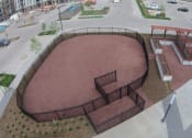 Thumbnail 8 of 81 - Fenced dog park with agility equipment.