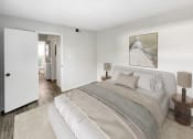 Thumbnail 8 of 22 - a bedroom with a bed and a closet
