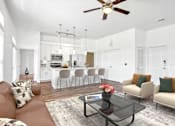 Thumbnail 72 of 72 - Living room and kitchenat Radius on Grove, TX, 78741