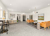 Thumbnail 62 of 72 - a living room with couches and chairs and a dining room table at Radius on Grove, Texas, 78741