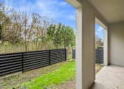 Thumbnail 38 of 72 - a black fence with a blue sky in the background at Radius on Grove, Texas
