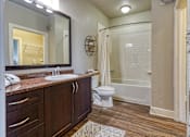 Thumbnail 37 of 39 - Bathroom at The Landings at Brooks City-Base Apartments , San Antonio, TX, 78235
