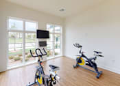 Thumbnail 10 of 25 - the gym at the flats at obsidian at The Fitzroy San Marcos, Texas
