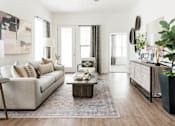 Thumbnail 3 of 41 - Living Room With Nice Windows at Villas of Mason Hills, Leander, TX 78641