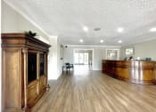 Thumbnail 5 of 12 - the lobby of a house with a reception desk and at Cambridge Village Apartments, Houston ? 