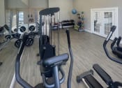 Thumbnail 6 of 17 - our gym is equipped with state of the art equipment including cardio equipment and weights at Whispering Oaks, Conroe ? 