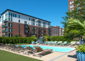 Thumbnail 3 of 25 - Pool With Building View at 275 on the Park, Missouri, 63108