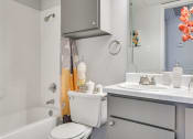 Thumbnail 13 of 42 - Luxurious Bathrooms at Wildwood Apartments, CLEAR Property Management, Austin, 78752