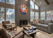 Thumbnail 31 of 42 - Resident Lounge at Wildwood Apartments, CLEAR Property Management, Austin, Texas