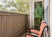 Thumbnail 17 of 42 - Private Balcony With Patio at Wildwood Apartments, CLEAR Property Management, Austin, TX