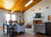Thumbnail 52 of 55 - a living room with couches and a tv at Water Ridge Apartments, Texas, 75061