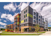 Thumbnail 11 of 15 - Building Exterior at Apex Apartments, Arlington, VA